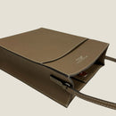 [French calf]<br>Box Sacoche L<br>color: Tope