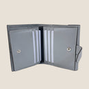 [フレンチカーフ] <br>ホックアップウォレット<br> color：アイスグレー