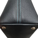 [サルベージ PROJECT]<br>[フレンチカーフ] <br>ロワイヤルMトートバッグ<br>color：ネイビー×ターコイズステッチ×内装ネイビー