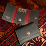 [French calf] <br>key case<br>color: dark green