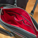 [フレンチカーフ] <br>パレストートバッグ<br>color：ネイビー