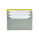 [French calf] <br>Mini -snap wallet<br>Color: Lemon x Ice Gray