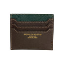 [French calf] <br>Mini -snap wallet<br>color: Dark Green x Dark Brown