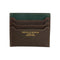 [French calf] <br>Mini -snap wallet<br>color: Dark Green x Dark Brown