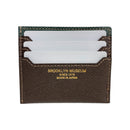 [French calf] <br>Mini -snap wallet<br>color: Dark Green x Dark Brown