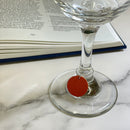 [フレンチカーフ] <br>グラスチャーム<br>color：オレンジ