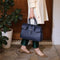 [Shrink leather]<br>Voyage M bag<br>color: Navy
