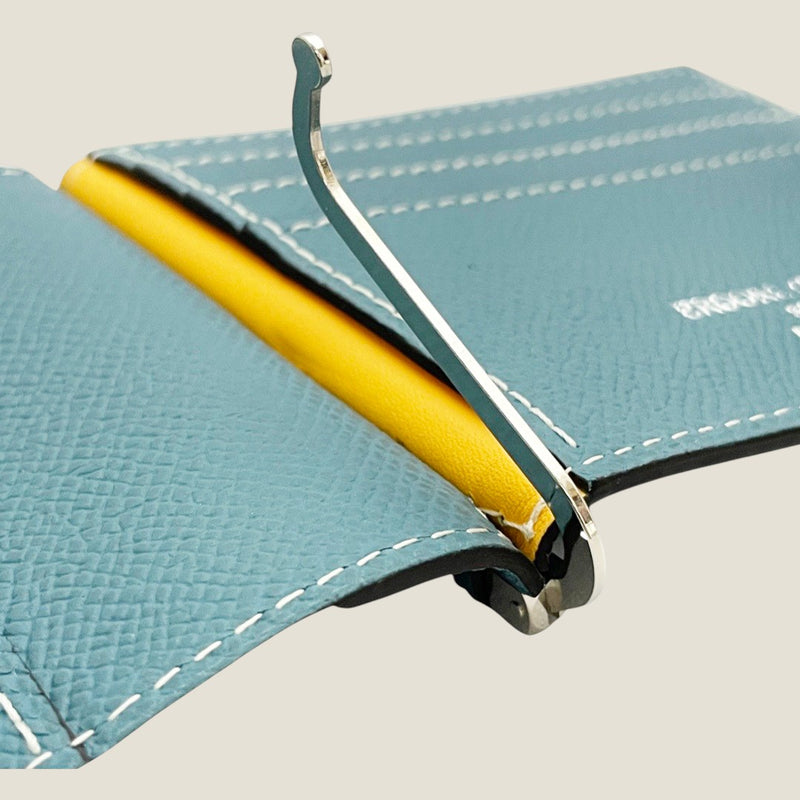 [French calf] <br>Building clip<br>color: Gene Blue