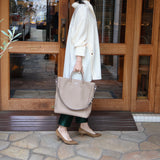 [Taurillon Lagoon]<br>parnet tote bag<br>color: taupe