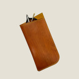[Persimmon tangy dyed] <br>glasses case