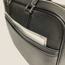 [Sastenash link leather] <br>Briefcase<br>color: Black