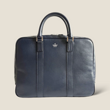 [Sustainable shrink leather] <br>briefcase<br>color: navy