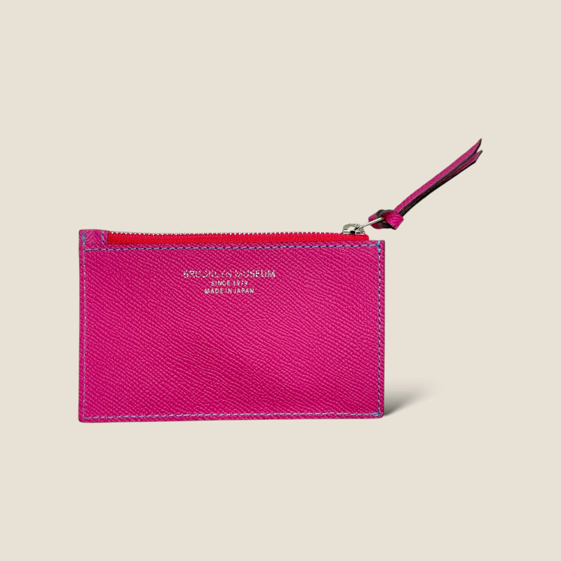 [French calf]<br>Fragment case<br>color: Fuchsha pink<br>[Made to order]