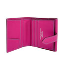 [French calf] <br>Hook -up wallet<br> color: Fuchsha pink