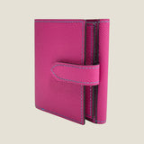 [French calf] <br>hookup wallet<br> color: magenta pink