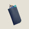 [French calf] <br>Glasses case<br>color: Ink blue