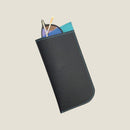 [French calf] <br>Glasses case<br>color: Navy