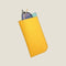[French calf] <br>Glasses case<br>color: Yellow