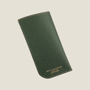 [French calf] <br>Glasses case<br>Color: Dark green