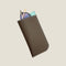 [French calf] <br>Glasses case<br>color: Dark brown