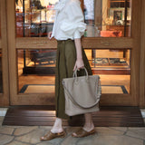 [Taurillon Lagoon]<br>parnet tote bag<br>color: taupe