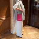 [フレンチカーフ]<br>ボックスサコッシュL<br>color：マゼンタピンク