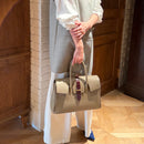 [シュリンクレザー]<br>ヴォヤージュMバッグ<br>color：トープ