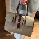 [シュリンクレザー]<br>ヴォヤージュMバッグ<br>color：トープ