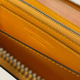 [Persimmon tangy dyed] <br>Round zip long <Standard>