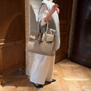 [トリヨンラグーン×クロコダイル]<br>ヴォヤージュLバッグ<br>color：トープ×ダークブラウン