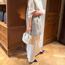 [シュリンクレザー]<br>ポストマンミニショルダー<br>color：ホワイト