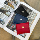 [French calf] <br>Mini -snap wallet<br>color: Red