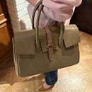 [シュリンクレザー]<br>ヴォヤージュMバッグ<br>color：トープ×トープ