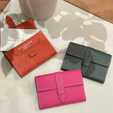 [French calf] <br>belt card case<br>color: magenta pink