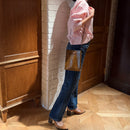 [Croco pattern]<br>Box Sacoche L<br>color: Khaki