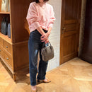 [シュリンクレザー]<br>ポストマンミニショルダー<br>color：エタングレー