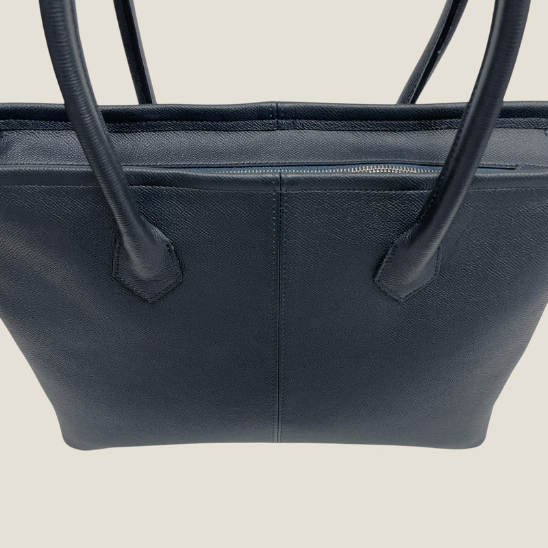 [フレンチカーフ] <br>ロワイヤルMトートバッグ<br>color：オールネイビー<br>【１０月下旬入荷予定】