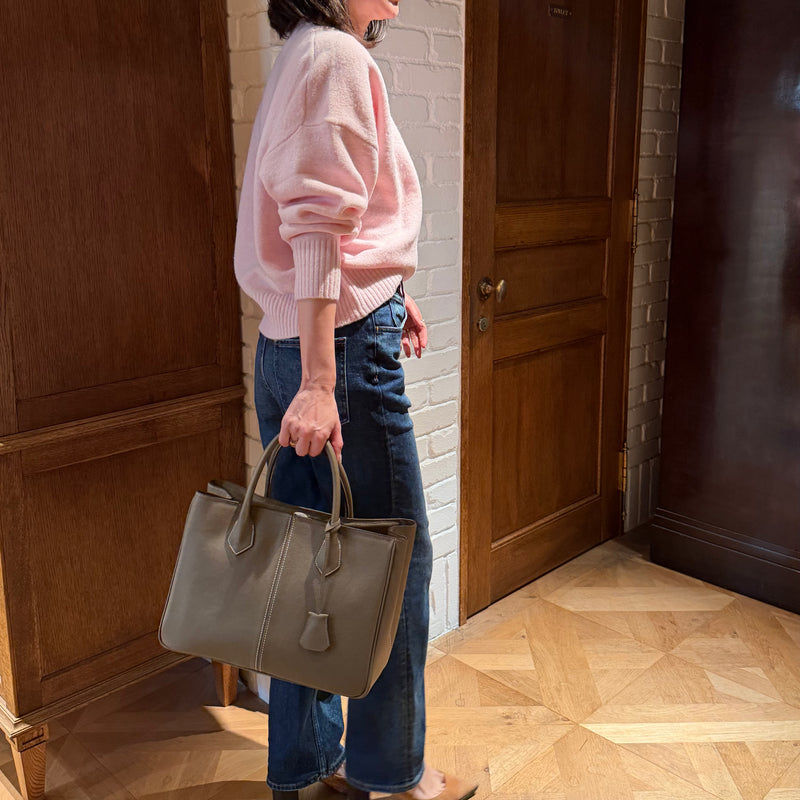 [French calf] <br>Machitote bag<br>color: Tope