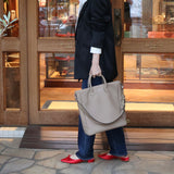 [Taurillon Lagoon]<br>parnet tote bag<br>color: taupe