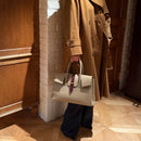 [シュリンクレザー]<br>ヴォヤージュMバッグ<br>color：トープ