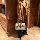 [シュリンクレザー]<br>ヴォヤージュMバッグ<br>color：トープ