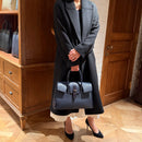 [シュリンクレザー]<br>ヴォヤージュMバッグ<br>color：ネイビー