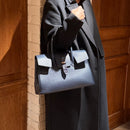 [シュリンクレザー]<br>ヴォヤージュMバッグ<br>color：ネイビー