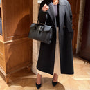 [Shrink leather]<br>Voyage M bag<br>color: Black