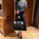 [オールシュリンクレザー]<br>ヴォヤージュMバッグ<br>color：ブラック