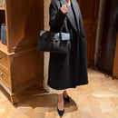 [オールシュリンクレザー]<br>ヴォヤージュMバッグ<br>color：ブラック