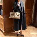 [オールシュリンクレザー]<br>ヴォヤージュMバッグ<br>color：トープ