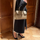 [オールシュリンクレザー]<br>ヴォヤージュMバッグ<br>color：トープ