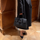 [トリヨンラグーン×クロコダイル]<br>ヴォヤージュMバッグ<br>color：ブラック