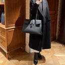 [トリヨンラグーン×クロコダイル]<br>ヴォヤージュLバッグ<br>color：ブラック